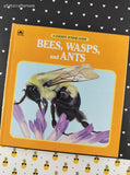 Vintage 1993 Golden Junior Guide Bees, Wasps, and Ants Hardcover