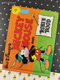 Vintage 1980 Walt Disney's Mickey Mouse Meets Robin Hood Best Comics Hardcover
