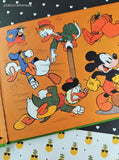 Vintage 1980 Walt Disney's Mickey Mouse Meets Robin Hood Best Comics Hardcover
