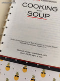 Vintage 1976 13th Printing Campbell Cookbook: Cooking with Soup Hardcover, Spiral Bound