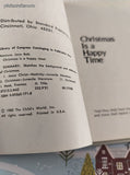 Vintage 1980 Christmas is a Happy Time by Jane Belk Moncure Illustrated Hardcover