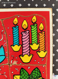 Vintage 1986 Playskool "HAPPY BIRTHDAY!" 180-11 Wooden Frame-Tray Puzzle