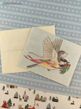 Vintage 2001 House Mouse Peace to the World Christmas Greeting Card, Unused
