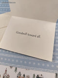 Vintage 2001 House Mouse Goodwill Toward All Christmas Greeting Card, Unused
