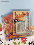 Vintage 1999 Topps 1st Edition Blue/Black Label TV Animation Edition Charmander Evolutions Non-Holo Pokemon Cards Set/3 - LP