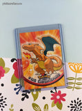 Vintage 1999 Topps 1st Edition Blue/Black Label TV Animation Edition Charmander Evolutions Non-Holo Pokemon Cards Set/3 - LP