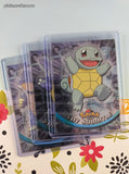 Vintage 1999 Topps 1st Edition Blue/Black Label TV Animation Edition Squirtle Evolutions Holographic Pokemon Cards Set/3 - NM