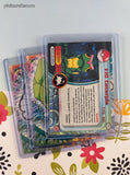 Vintage 1999 Topps 1st Edition Blue/Black Label TV Animation Edition Caterpie Evolutions Non-Holo Pokemon Cards Set/3 - NM
