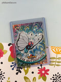 Vintage 1999 Topps 1st Edition Blue/Black Label TV Animation Edition Caterpie Evolutions Non-Holo Pokemon Cards Set/3 - NM