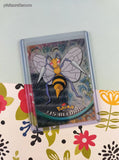 Vintage 1999 Topps 1st Edition Blue/Black Label TV Animation Edition Weedle Evolutions Holographic Pokemon Cards Set/3 - LP/MP