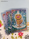 Vintage 1999 Topps 1st Edition Blue Label TV Animation Edition Weedle Evolutions Non-Holo Pokemon Cards Set/3 - NM