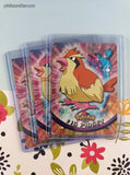 Vintage 1999 Topps 1st Edition Blue Label TV Animation Edition Pidgey Evolutions Non-Holo Pokemon Cards Set/3 - LP