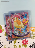 Vintage 1999 Topps 1st Edition Blue Label TV Animation Edition Pidgey Evolutions Non-Holo Pokemon Cards Set/3 - LP