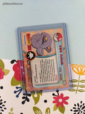 Vintage 1999 Topps 1st Edition Blue/Black Label TV Animation Edition Ekans Evolutions Non-Holo Pokemon Cards Set/2 - NM