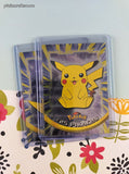 Vintage 1999 Topps 1st Edition Blue/Black Label TV Animation Edition Pikachu Evolutions Holographic Pokemon Cards Set/2 - LP