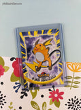 Vintage 1999 Topps 1st Edition Blue Label TV Animation Edition Pikachu Evolutions Non-Holo Pokemon Cards Set/2 - NM