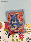 Vintage 1999 Topps 1st Edition Blue Label TV Animation Edition Nidoran Evolutions Non-Holo Pokemon Cards Set/3 - NM