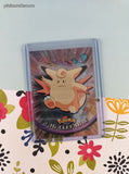 Vintage 1999 Topps 1st Edition Blue/Black Label TV Animation Edition Clefairy Evolutions Holographic Pokemon Cards Set/2 - NM