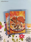 Vintage 1999 Topps 1st Edition Blue Label TV Animation Edition Vulpix Evolutions Non-Holo Pokemon Cards Set/2 - NM