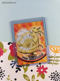 Vintage 1999 Topps 1st Edition Blue Label TV Animation Edition Vulpix Evolutions Non-Holo Pokemon Cards Set/2 - NM