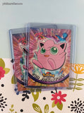 Vintage 1999 Topps 1st Edition Blue Label TV Animation Edition Jigglypuff Evolutions Non-Holo Pokemon Cards Set/2 - NM