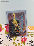 Vintage 1999 Topps 1st Edition Blue/Black Label TV Animation Edition Meowth Evolutions Holographic Pokemon Cards Set/2 - NM