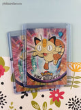 Vintage 1999 Topps 1st Edition Blue Label TV Animation Edition Meowth Evolutions Non-Holo Pokemon Cards Set/2 - NM