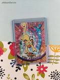 Vintage 1999 Topps 1st Edition Blue Label TV Animation Edition Meowth Evolutions Non-Holo Pokemon Cards Set/2 - NM