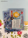 Vintage 1999 Topps 1st Edition Blue Label TV Animation Edition Psyduck Evolutions Non-Holo Pokemon Cards Set/2 - NM