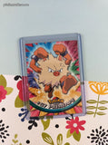 Vintage 1999 Topps 1st Edition Blue Label TV Animation Edition Mankey Evolutions Non-Holo Pokemon Cards Set/2 - NM