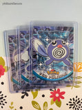 Vintage 1999 Topps 1st Edition Blue Label TV Animation Edition Poliwag Evolutions Non-Holo Pokemon Cards Set/3 - NM
