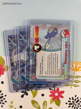 Vintage 1999 Topps 1st Edition Blue Label TV Animation Edition Poliwag Evolutions Non-Holo Pokemon Cards Set/3 - NM