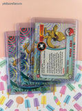 Vintage 1999 Topps 1st Edition Blue Label TV Animation Edition Abra Evolutions Non-Holo Pokemon Cards Set/3 - NM