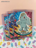 Vintage 1999 Topps 1st Edition Blue Label TV Animation Edition Machop Evolutions Non-Holo Pokemon Cards Set/3 - NM