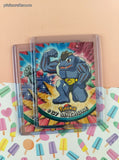 Vintage 1999 Topps 1st Edition Blue Label TV Animation Edition Machop Evolutions Non-Holo Pokemon Cards Set/3 - NM