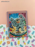 Vintage 1999 Topps 1st Edition Blue Label TV Animation Edition Machop Evolutions Non-Holo Pokemon Cards Set/3 - NM