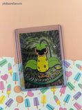 Vintage 1999 Topps 1st Edition Blue/Black Label TV Animation Edition Bellsprout Evolutions Holographic Pokemon Cards Set/3 - NM