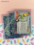 Vintage 1999 Topps 1st Edition Blue Label TV Animation Edition Bellsprout Evolutions Non-Holo Pokemon Cards Set/3 - NM