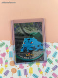 Vintage 1998 Topps 1st Edition Blue Label TV Animation Edition #01 Bulabasaur Holographic Pokemon Card - NM