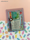 Vintage 1998 Topps 1st Edition Blue Label TV Animation Edition #01 Bulabasaur Holographic Pokemon Card - NM