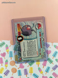 Vintage 1998 Topps Black Label TV Animation Edition #48 Venonat Holographic Pokemon Card - NM