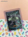 Vintage 1998 Topps Black Label TV Animation Edition #62 Poliwrath Holographic Pokemon Card - NM