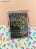 Vintage 1998 Topps Black Label TV Animation Edition #74 Geodude Holographic Pokemon Card - VG