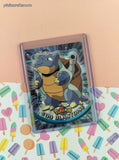 Vintage 1998 Topps 1st Edition Blue Label TV Animation Edition #09 Blastoise Non-Holo Pokemon Card - NM