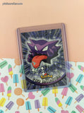 Vintage 1998 Topps 1st Edition Blue Label TV Animation Edition #93 Haunter Non-Holo Pokemon Card - NM