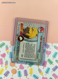Vintage 1998 Topps 1st Edition Blue Label TV Animation Edition #96 Drowzee Non-Holo Pokemon Card - NM