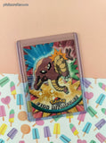 Vintage 1998 Topps 1st Edition Blue Label TV Animation Edition #106 Hitmonlee Non-Holo Pokemon Card - VG