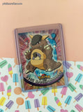 Vintage 1998 Topps 1st Edition Blue Label TV Animation Edition #115 Kangaskhan Non-Holo Pokemon Card - NM