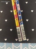 Vintage Pokemon Gotta Catch 'em All Unsharpened Blue/Red Pencils, Mewtwo/Pikachu, Set/2
