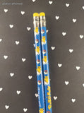 Vintage Pokemon Gotta Catch 'em All Unsharpened Blue Pencils, Pikachu, Set/2